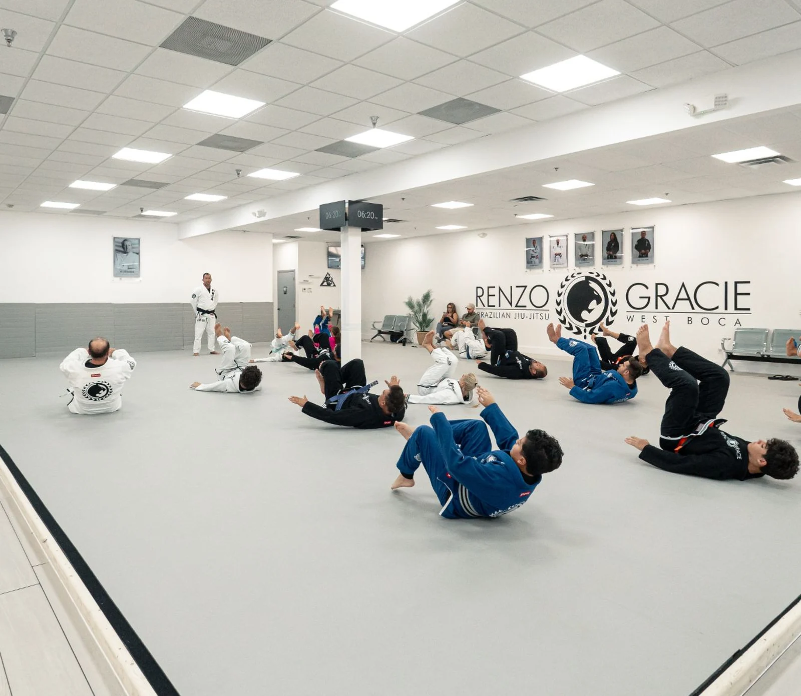 Class training at Renzo Gracie West Boca Raton