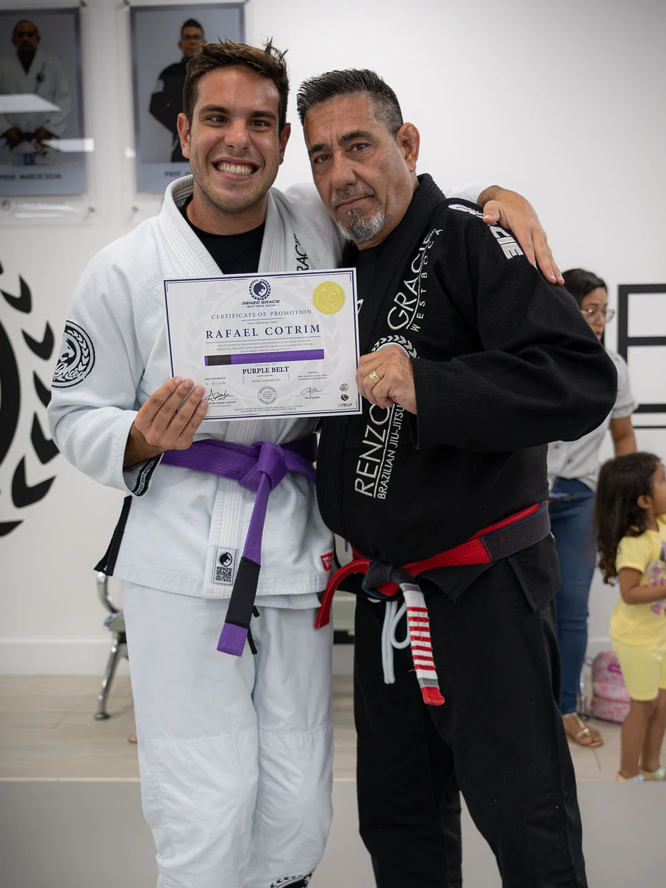 Belt promotion at Renzo Gracie West Boca Raton