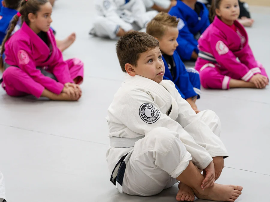 Young students at Renzo Gracie West Boca Raton