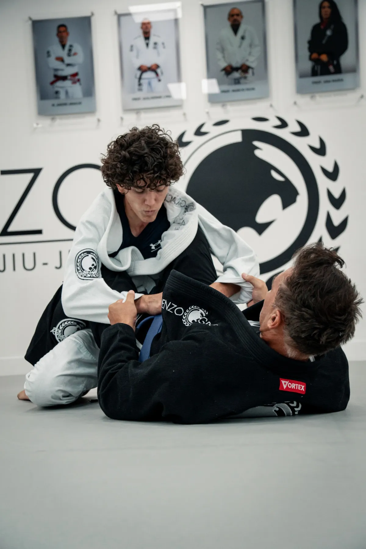 Teen students training Jiu-Jitsu at Renzo Gracie West Boca Raton