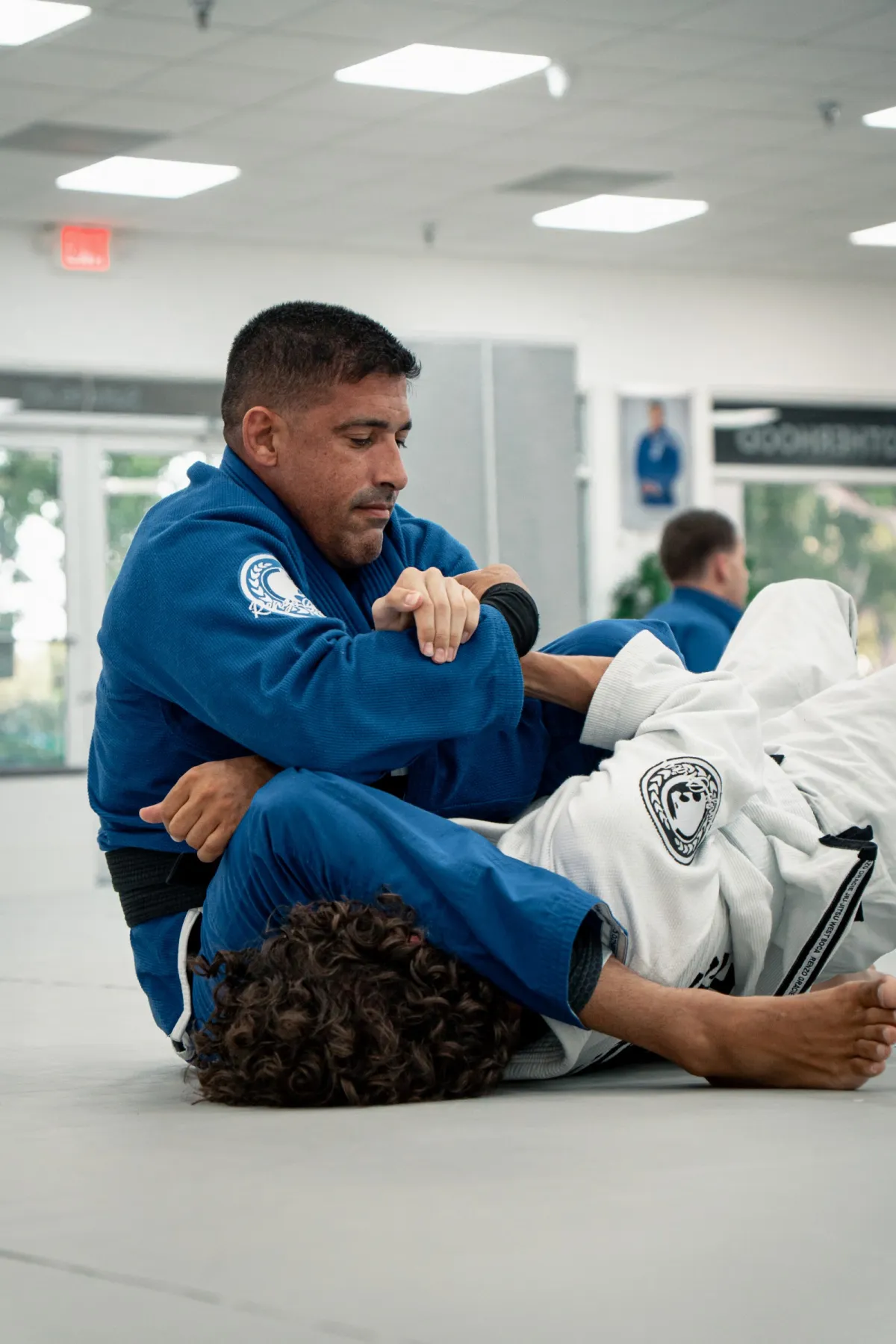 Adult students training Brazilian Jiu-Jitsu at Renzo Gracie West Boca Raton