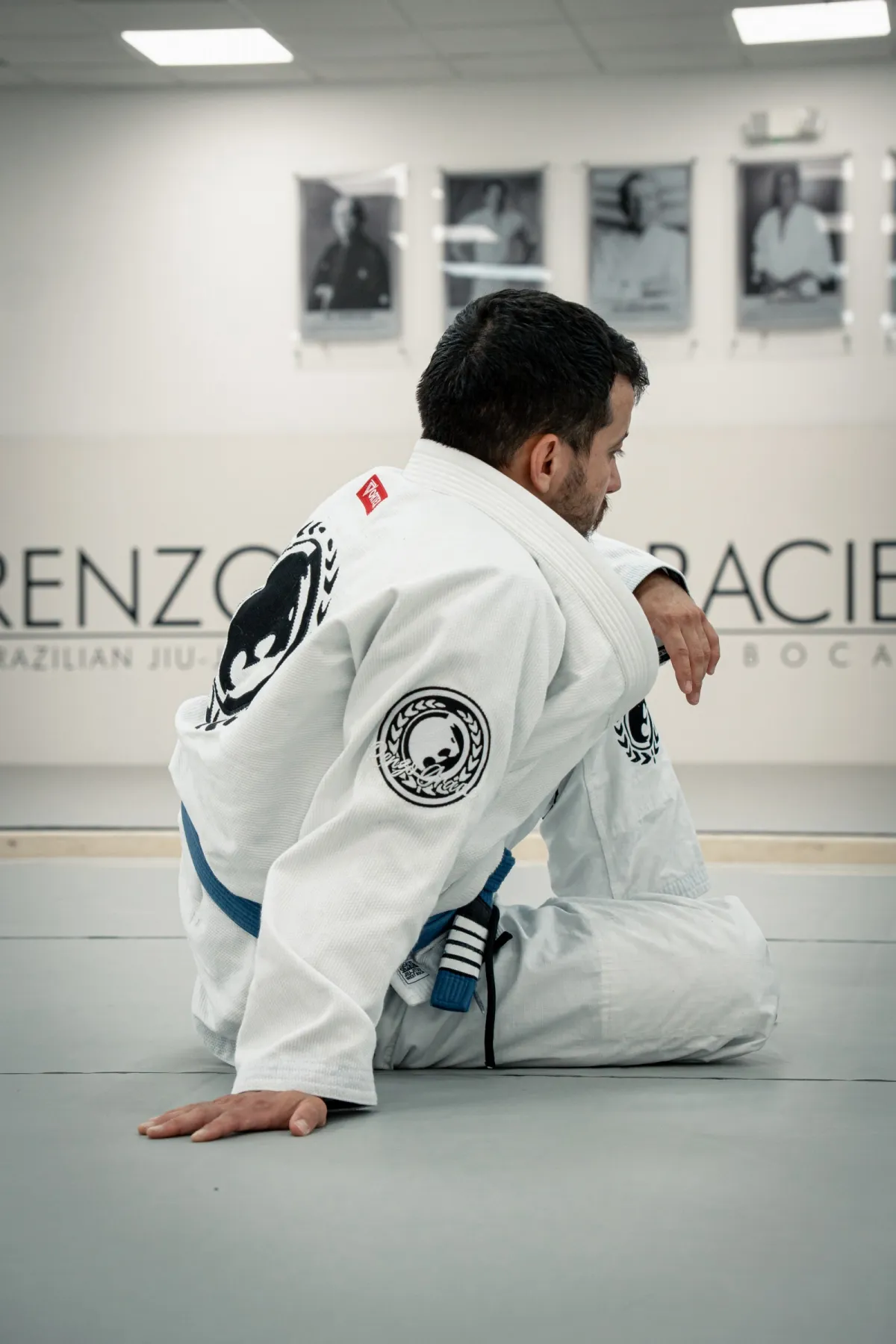 Adult students training Brazilian Jiu-Jitsu at Renzo Gracie West Boca Raton