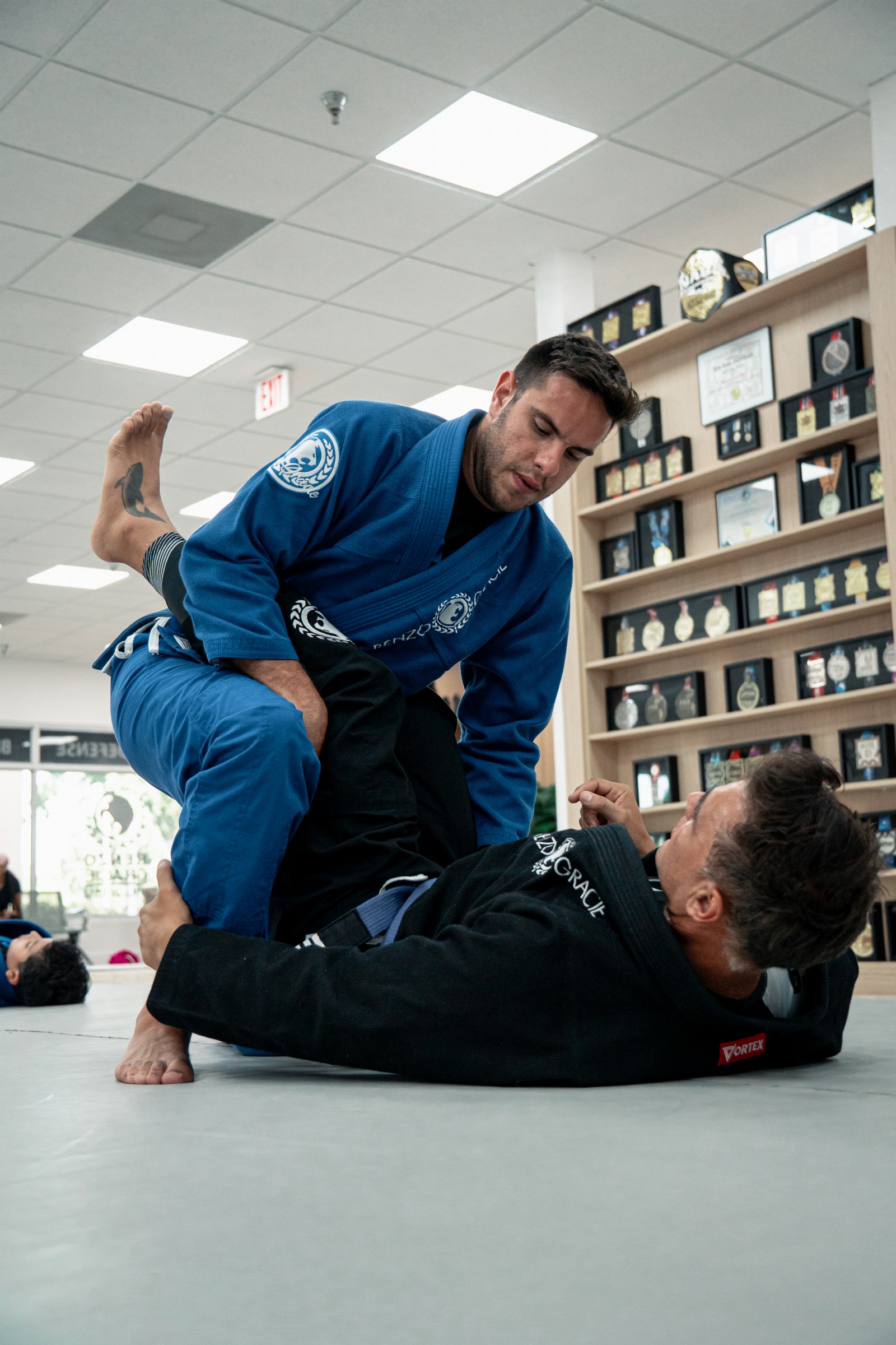 Adult students training Brazilian Jiu-Jitsu at Renzo Gracie West Boca Raton