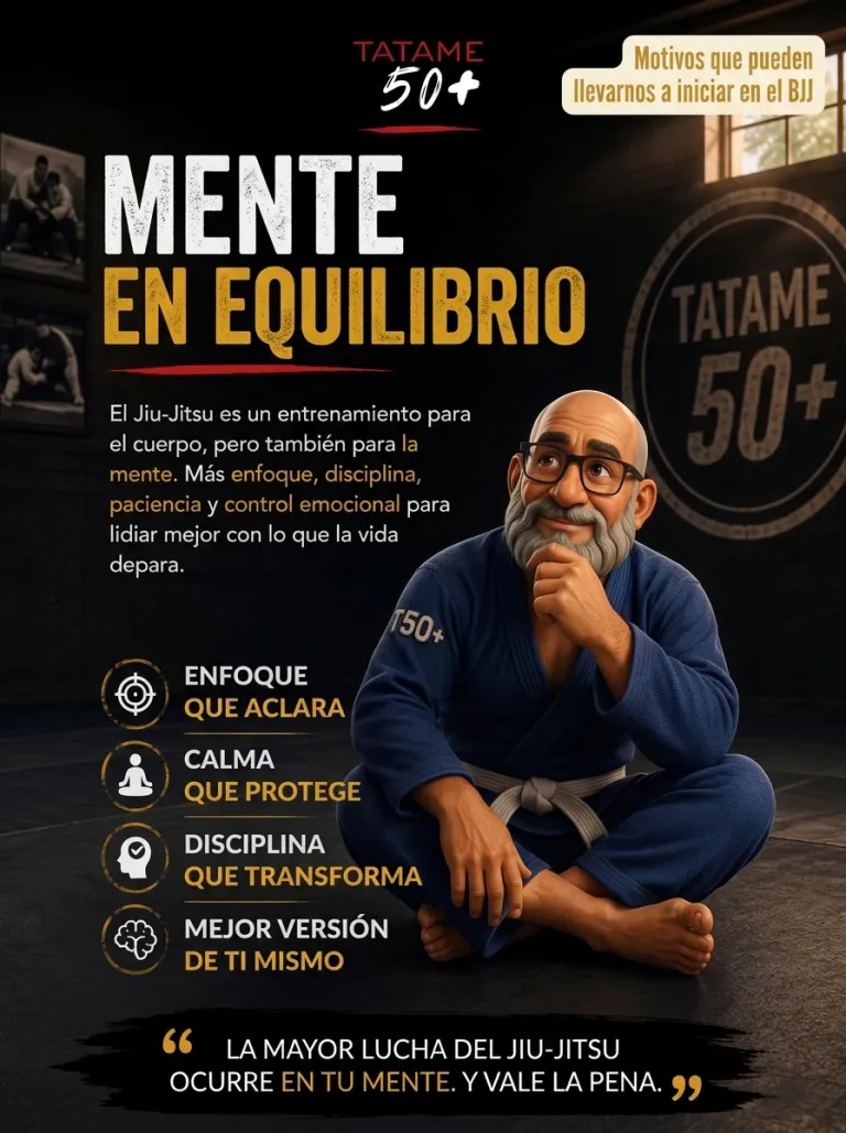 Jiu-Jitsu después de los 50: mente en equilibrio