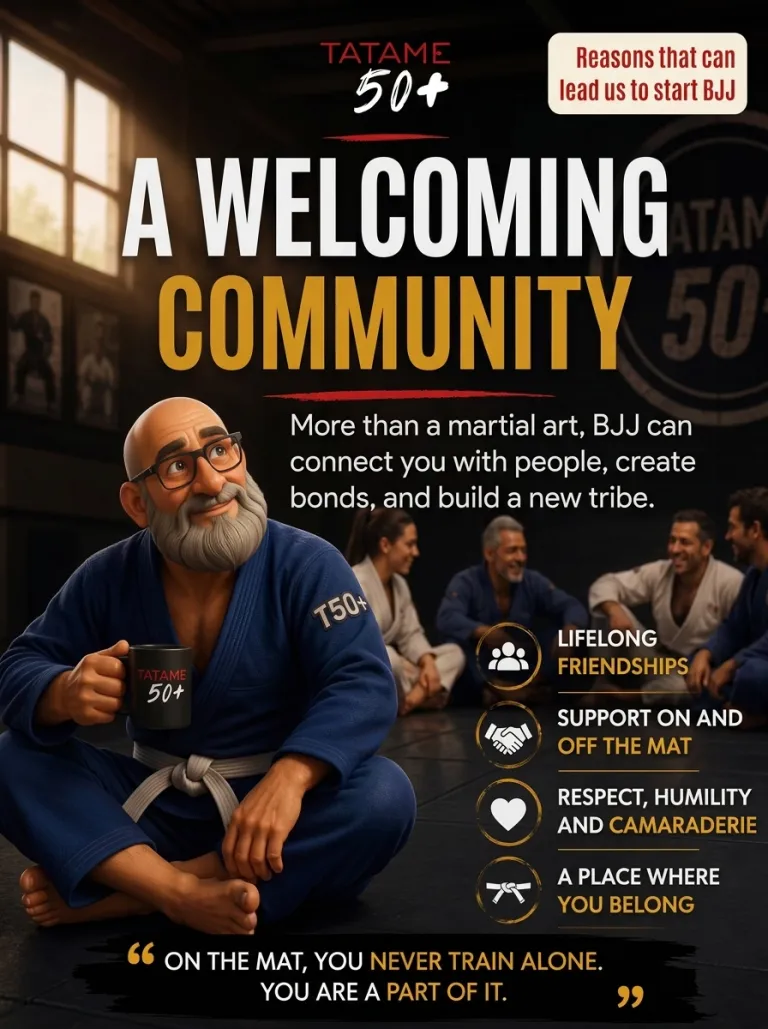 Jiu-Jitsu after 50: a welcoming community