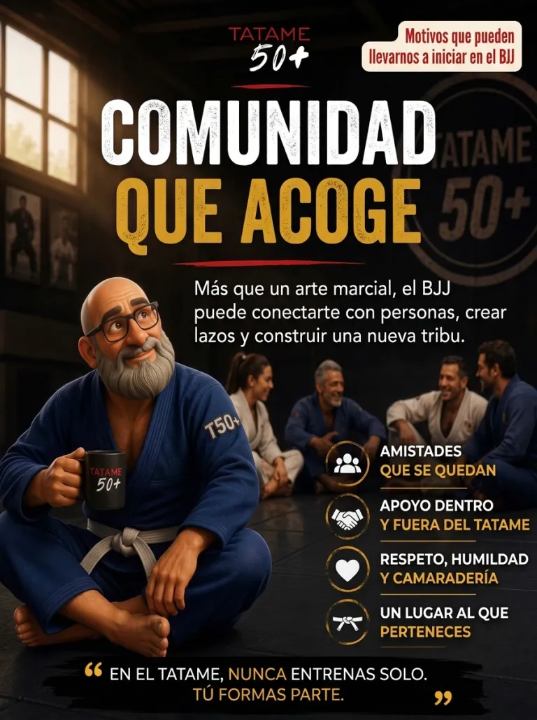Jiu-Jitsu después de los 50: una comunidad que acoge