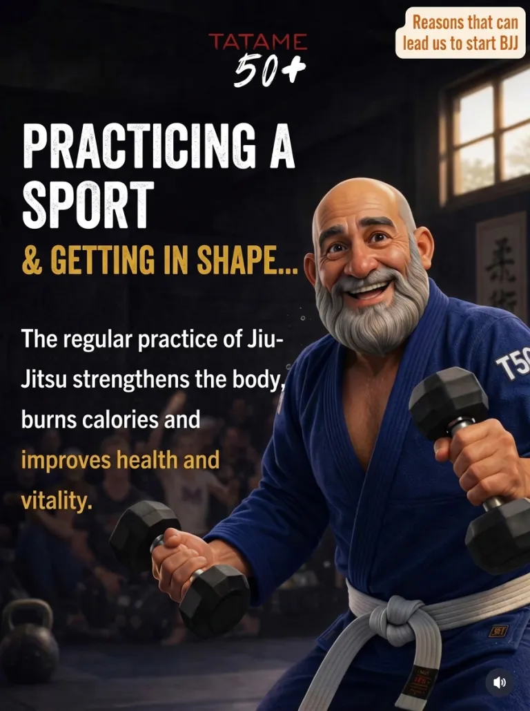 Jiu-Jitsu after 50: practicing a sport and getting in shape