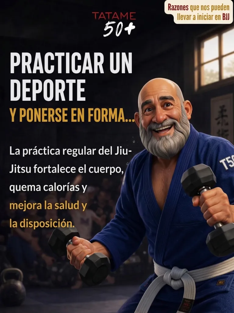 Jiu-Jitsu después de los 50: practicar un deporte y ponerse en forma