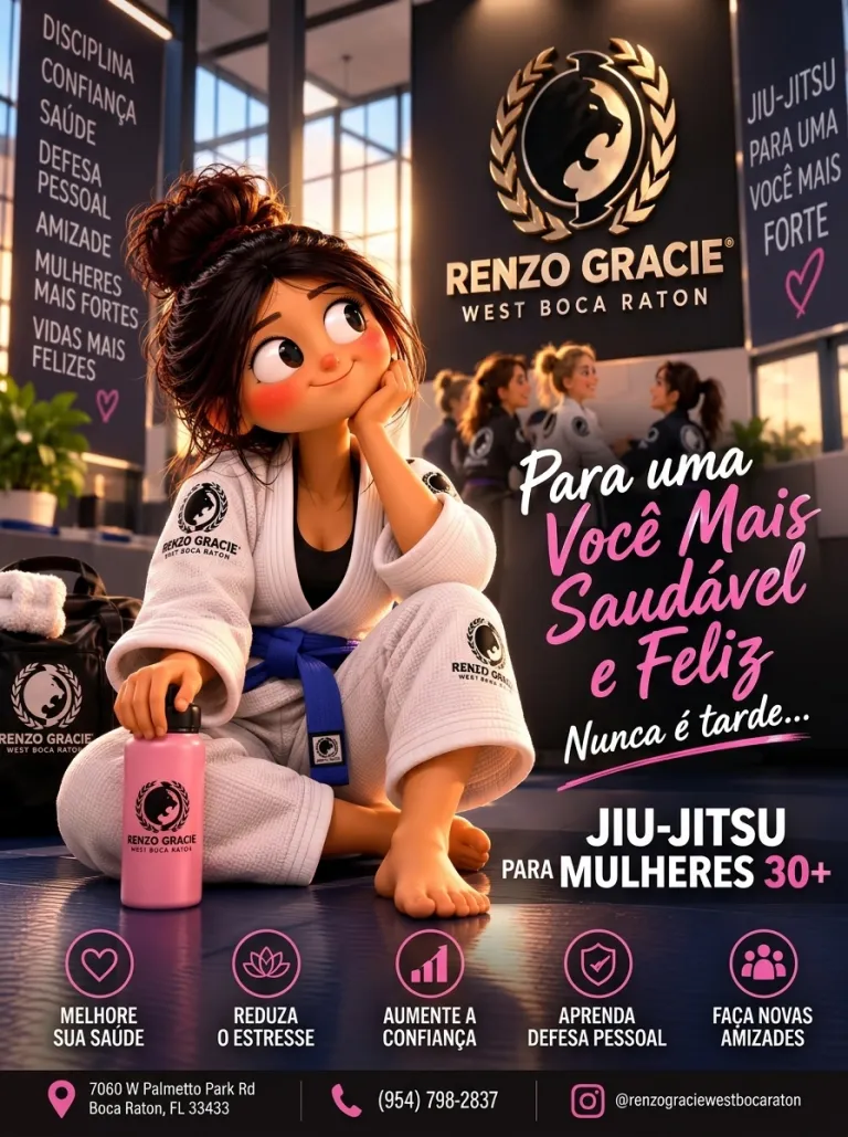Jiu-Jitsu para mulheres 30+: mais saúde e mais felicidade