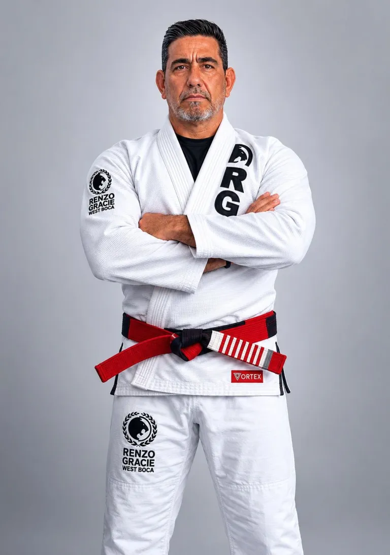 Master André Araújo, coral belt, head of Renzo Gracie West Boca Raton