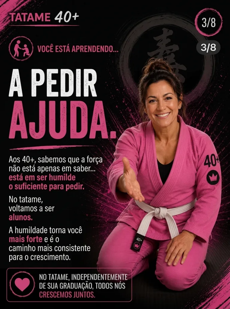Arte Tatame 40+ (slide 3 de 8: pedir ajuda) na Renzo Gracie West Boca Raton