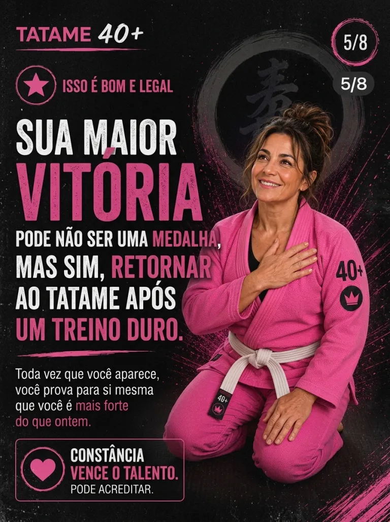 Arte Tatame 40+ (slide 5 de 8: sua maior vitória) na Renzo Gracie West Boca Raton