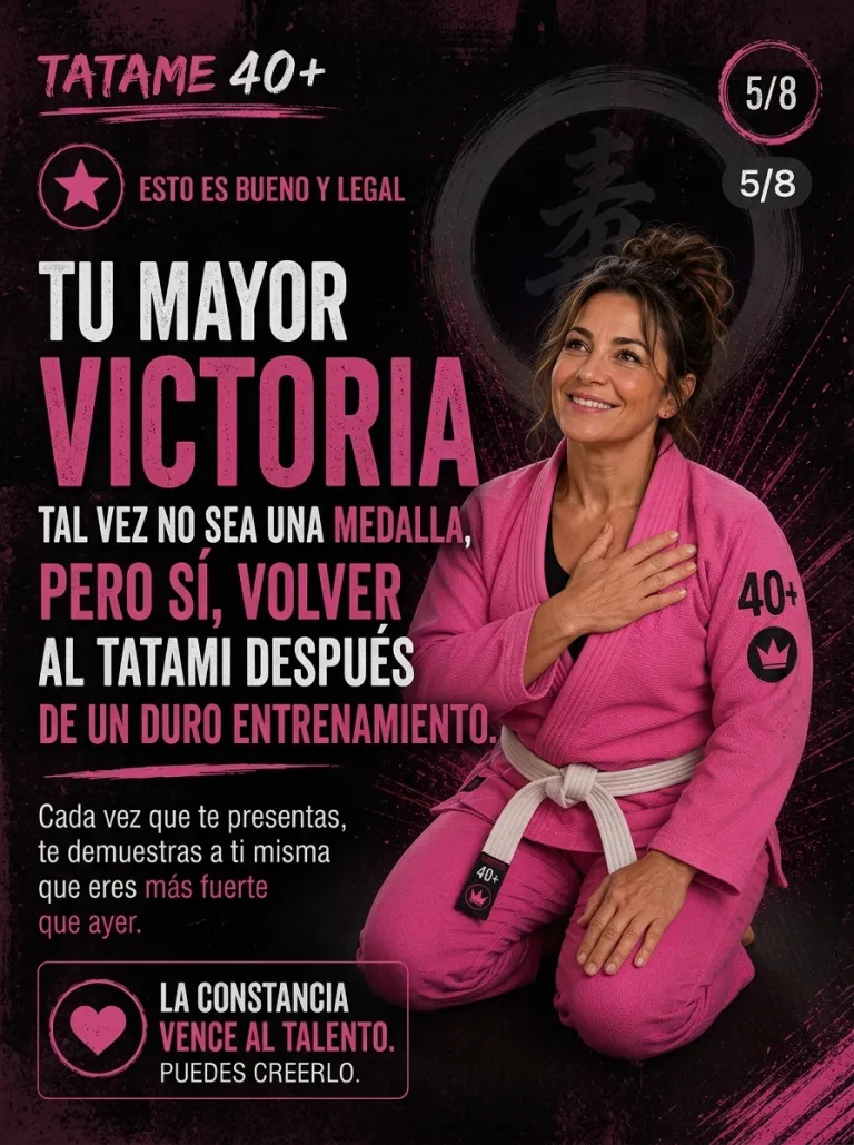Arte Tatame 40+ (slide 5 de 8: tu mayor victoria) en Renzo Gracie West Boca Raton