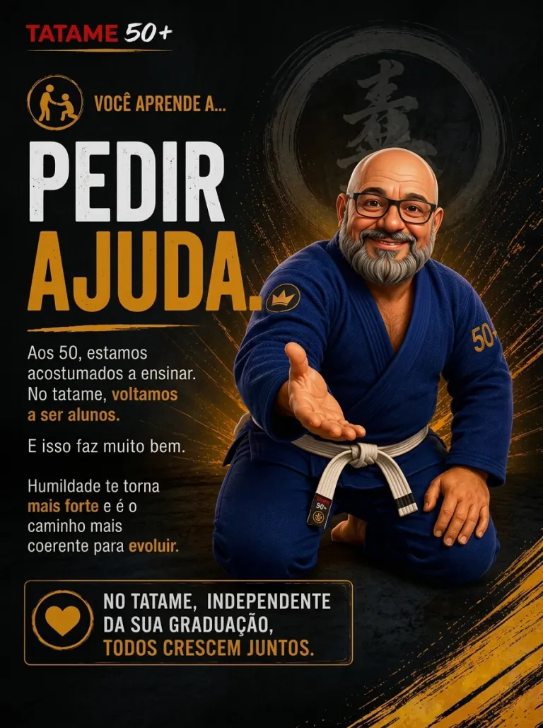 Arte Tatame 50+ (slide 3 de 8: pedir ajuda) na Renzo Gracie West Boca Raton
