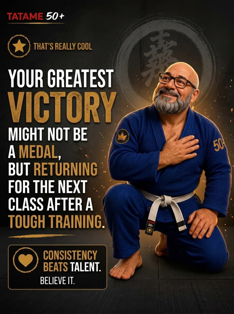 Tatame 50+ flyer (slide 5 of 8: your greatest victory) at Renzo Gracie West Boca Raton