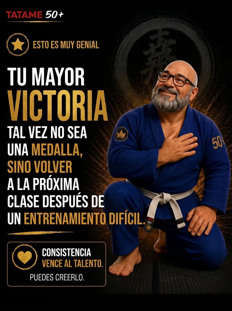 Arte Tatame 50+ (slide 5 de 8: tu mayor victoria) en Renzo Gracie West Boca Raton