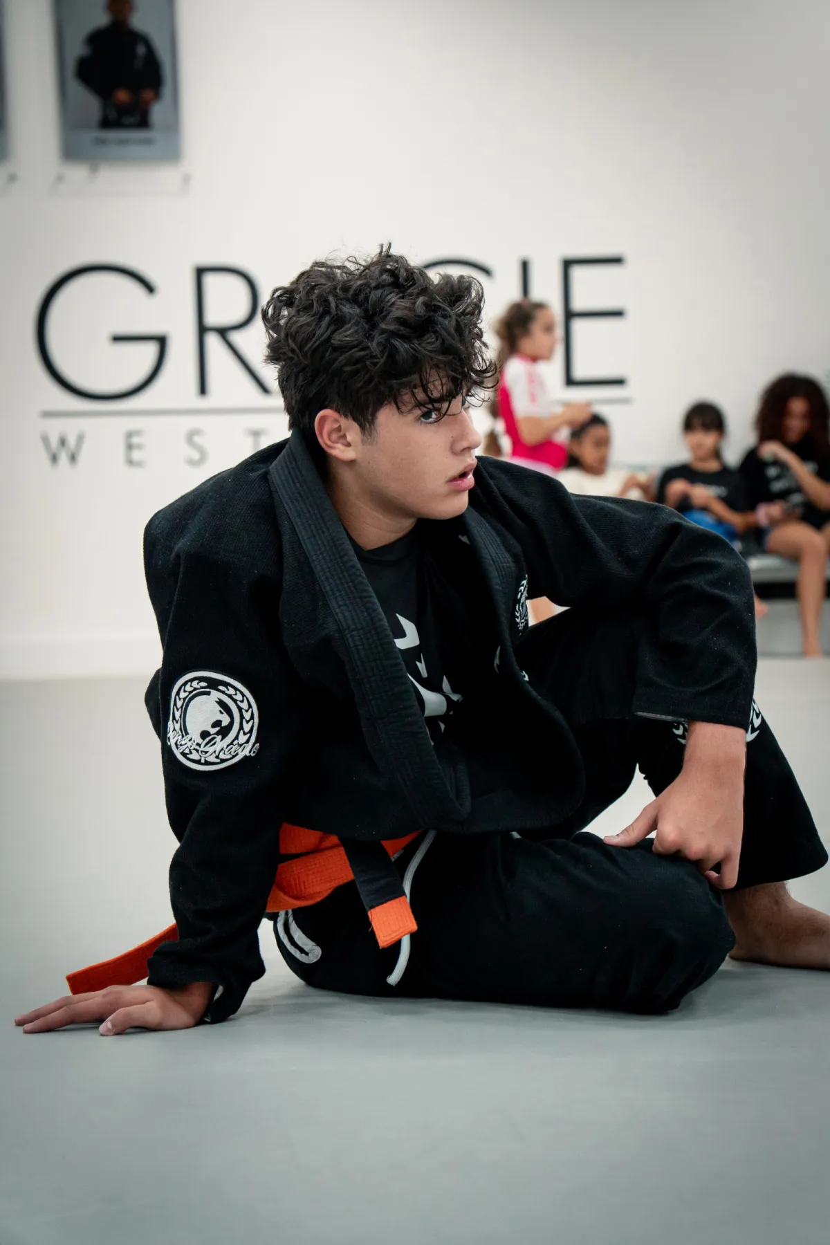 Teen students training Jiu-Jitsu at Renzo Gracie West Boca Raton