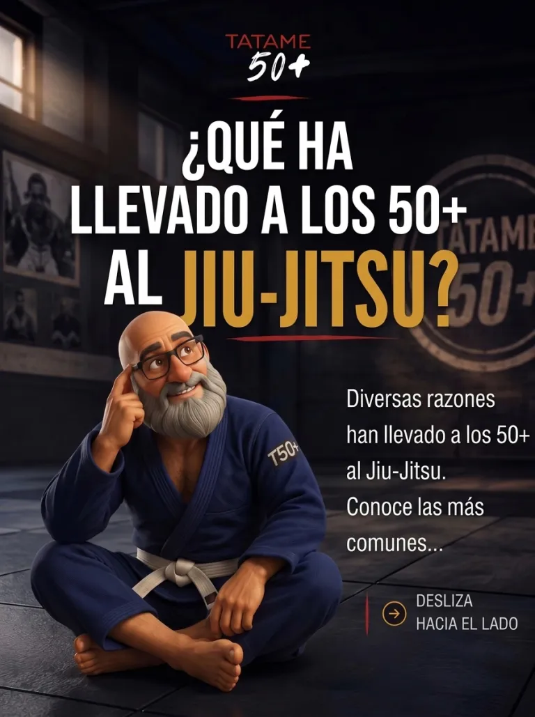 Lo que está llevando a los mayores de 50 al Jiu-Jitsu