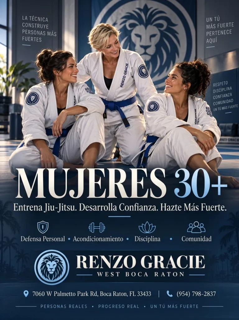 Arte Women 30+: entrena Jiu-Jitsu, gana confianza y hazte más fuerte en Renzo Gracie West Boca Raton
